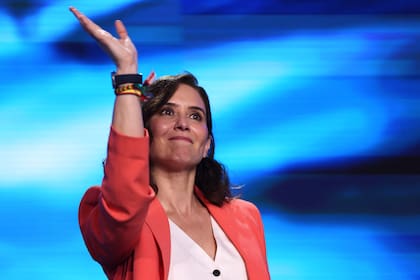 Isabel Díaz Ayuso busca la reelección en la Comunidad de Madrid. (Pierre-Philippe MARCOU / AFP)