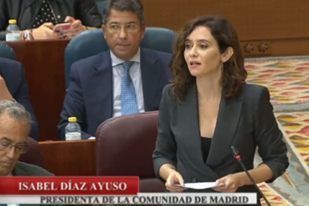 Isabel Díaz Ayuso, presidenta de la Comunidad de Madrid