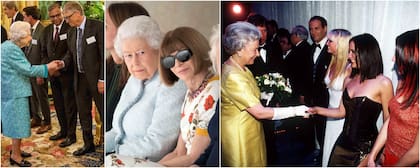 Isabel junto a Bill Gates, Anna Wintour y las Spice Girls (Foto: Archivo)