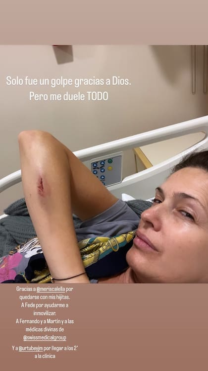 Isabel Macedo debió ser internada de urgencia
