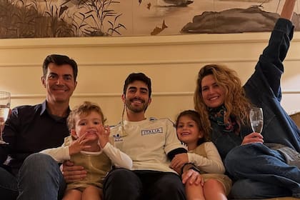 Isabel Macedo pasó Año Nuevo en Italia con su familia