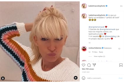 Isabel Macedo sorprendió con su nuevo aspecto