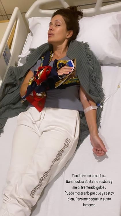 Isabel Macedo sufrió un accidente doméstico y debió ser internada