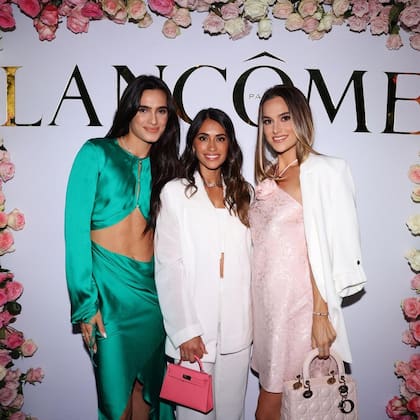 Isabela Rangel Grutman, Antonela Roccuzzo y Elena Galera en el evento que se realizó en mayo en Miami (Foto: Instagram @elenagalera)