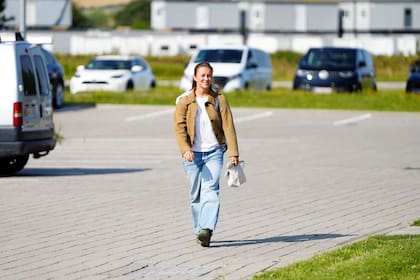 Isabella de Dinamarca, cómoda y sonriente (Foto: AFP)