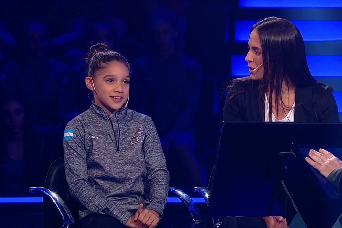 Isabella tiene nueve años y ya es una promesa del deporte.