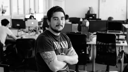 Isaías Montenegro hizo un curso en Nahual y hoy trabaja en una compañía de software