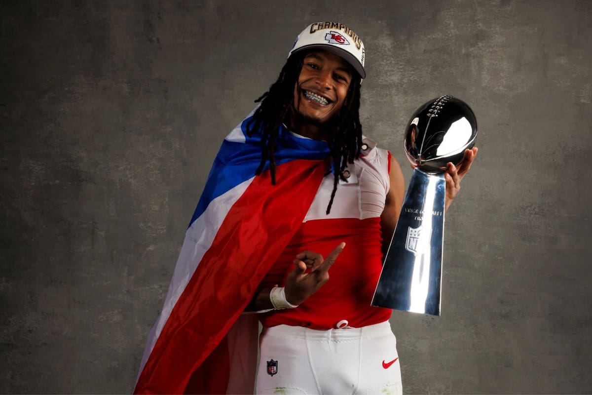 Isiah Pacheco, corredor de los Kansas City Chiefs, tiene la oportunidad de ganar su tercer anillo de Super Bowl el próximo 9 de febrero