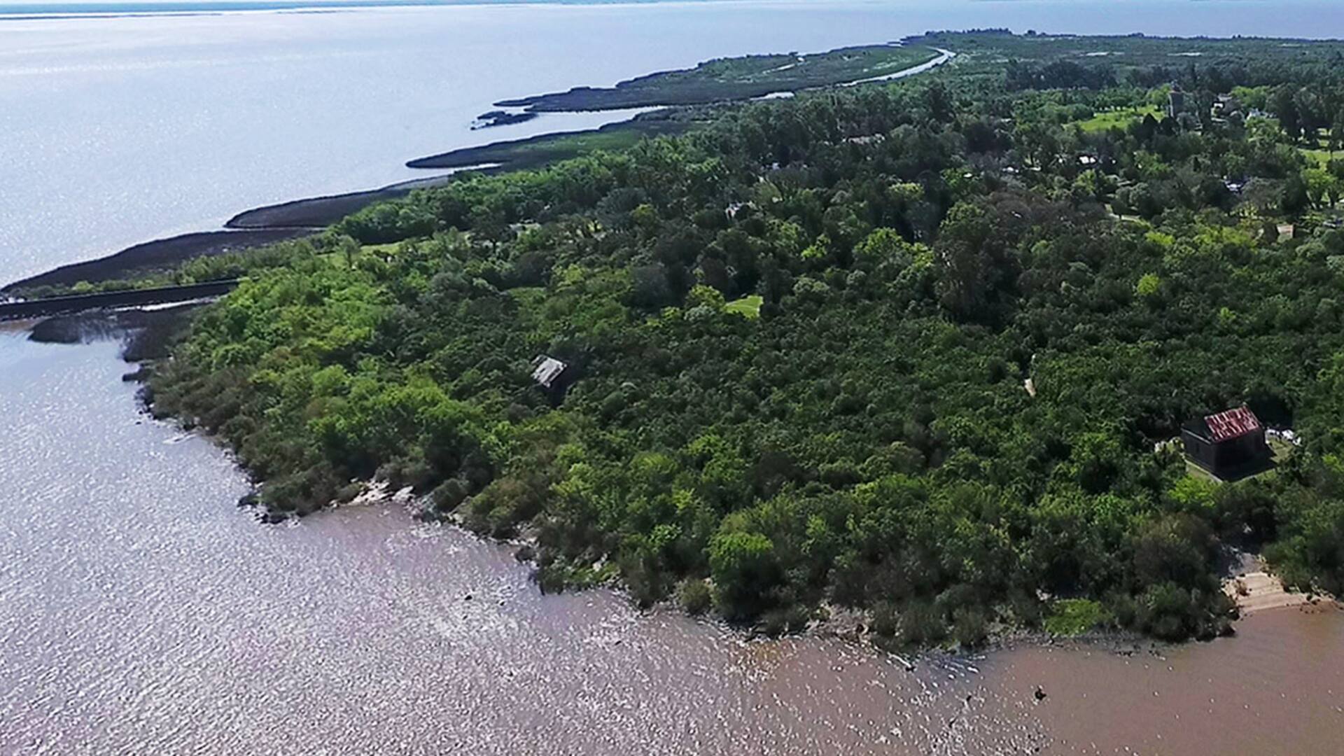 Sector donde se acomoda la basura en la isla Martín García después del proceso de saneamiento