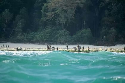 Isla Sentinel del Norte, India (Foto: X @MarGomezH)