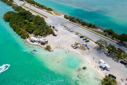 Islamorada se extienden a lo largo de 29 kilómetros lineales