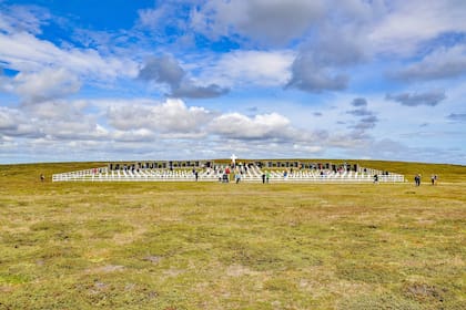 Vista del cementerio de Darwin