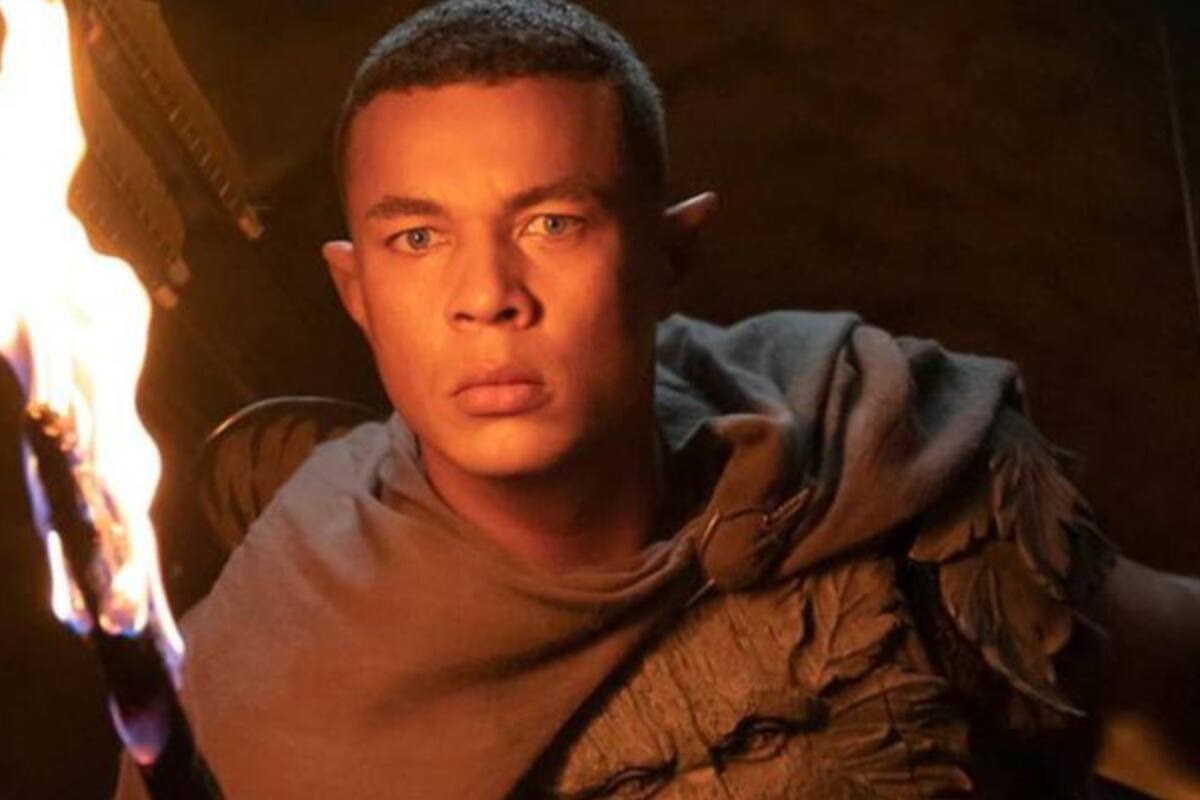 Ismael Córdova es el actor puertorriqueño que interpreta a un elfo afro en los anillos del poder. FOTO: Prime Video