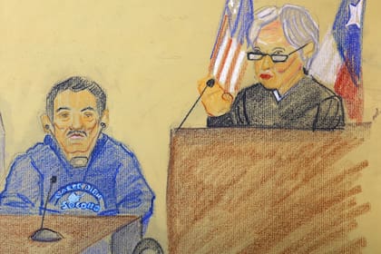Ismael "El Mayo" Zambada García, sentado en una silla de ruedas, comparece en un tribunal federal de El Paso, Texas