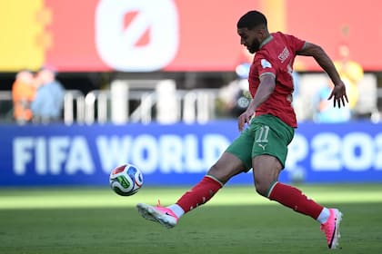 Ismael Saibari y el toque sutil con el que marcó el 1-0 de Marruecos ante Brasil en la primera fecha