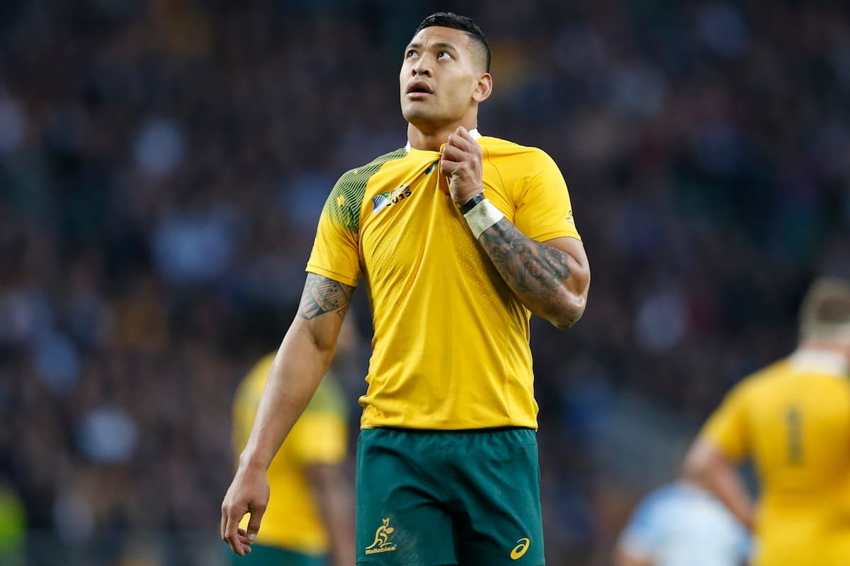 Israel Folau pide una indemnización