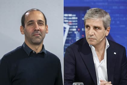 Itaí Hagman y Luis Caputo