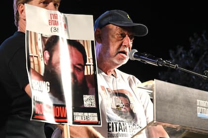 Itzik Horn, padre de uno de los argentinos secuestrados, Eitan Horn