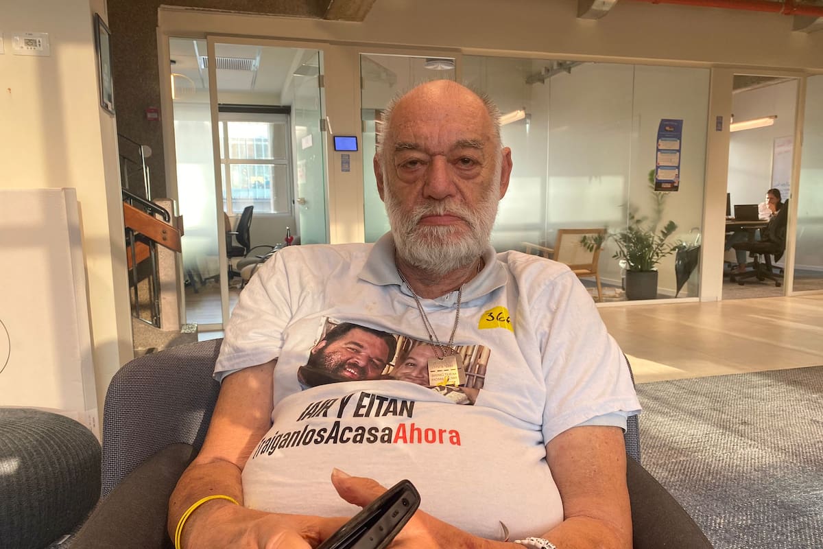 Itzik Horn, papá de los argentinos Eitan y Iair, aun secuestrados en Gaza
