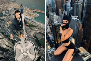 Quién es la pareja rusa que se comprometió en la aguja del Empire State y fue detenida
