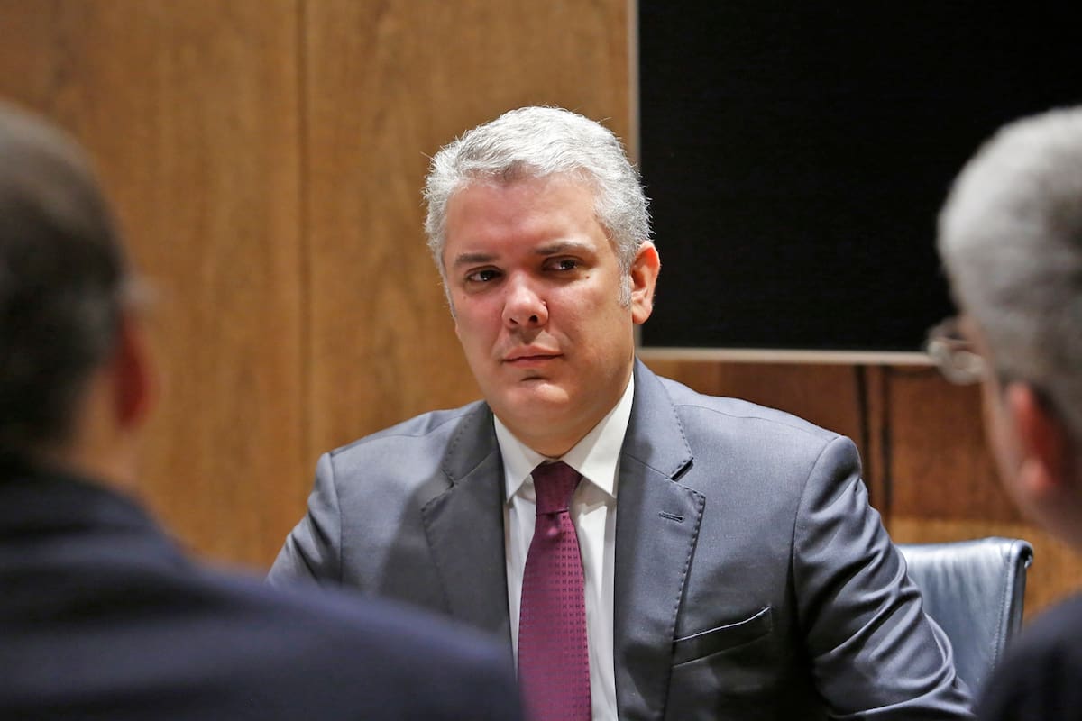 Iván Duque, presidente de Colombia