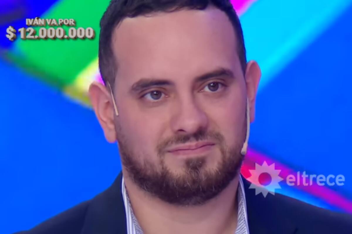 Iván ganó tres veces Los 8 escalones y compitió por el récord de los 12 millones de pesos (Foto: Captura eltrece)