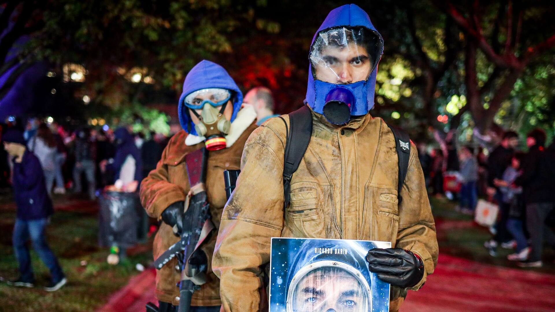 Ivan Jara y Ricardo Reloz en Barrancas de Belgrano
