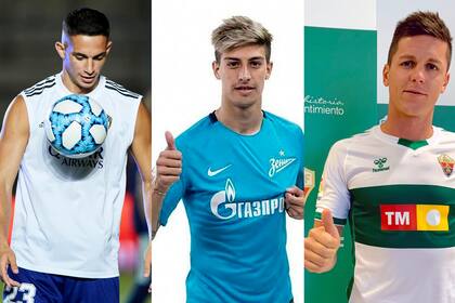 Ivan Marcone, Guido Carrillo y Emiliano Rigono