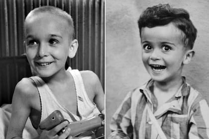 Ivan Newman, a los 10 años, e Istvan Reiner, a los 4 años