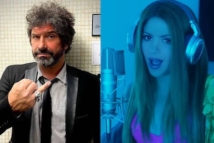 Iván Noble criticó a Shakira por su último lanzamiento en el que apuntó a Gerard Piqué (Foto Instagram @ivannoble / Captura video)