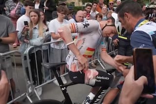 La frustración del español que se cayó cuando era líder y un virtual campeón del Tour de Francia