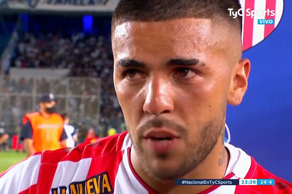 Ivan Tapia y la "dedicatoria" a Ricardo Caruso Lombardi