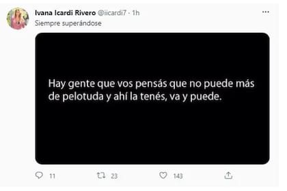 Ivana Icardi le expresó su apoyo a su hermano