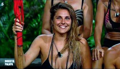 Ivana Icardi en Supervivientes, otro de los reality shows de los que participó en España