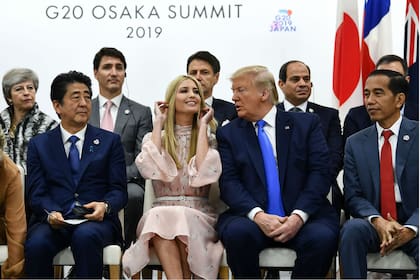 Ivanka Trump se sentó entre los líderes de los países del G20 durante la cumbre celebrada en Japón.