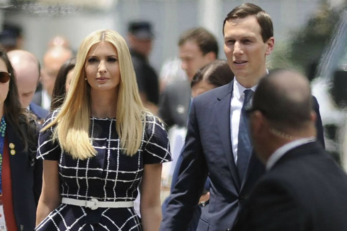 Ivanka Trump y su esposo, el empresario de medios Jared Kushner