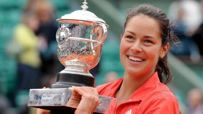 Ivanovic en su mejor momento: campeona de Roland Garros 2008