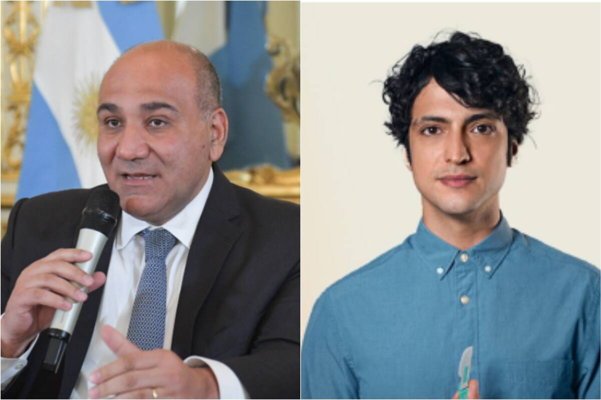 Izquierda. El jefe de Gabinete, Juan Manzur. Derecha. El personaje principal de Doctor Milagro