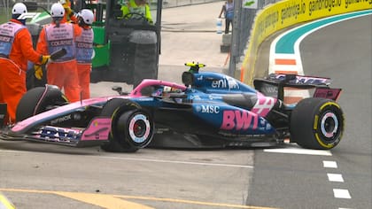 Jack Doohan (Alpine) sufrió una pinchadura tras su contacto con Liam Lawson y quedó fuera del GP de Miami