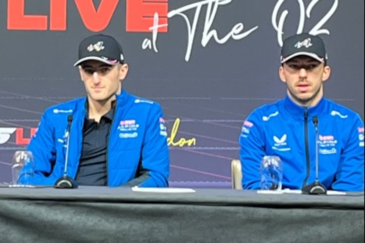 Jack Doohan y Pierre Gasly, en la tensa conferencia de la escudería Alpine