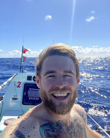 Jack Jarvis y una travesía que duró 111 días en el Océano Atlántico
Foto: Instagram @jack59jarvis