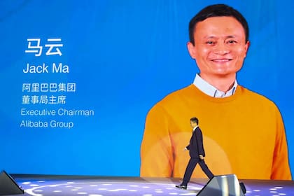 Jack Ma, el fundador millonario de Alibaba, en una conferencia en 2018