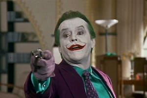 Jack Nicholson como el Guasón de Tim Burton