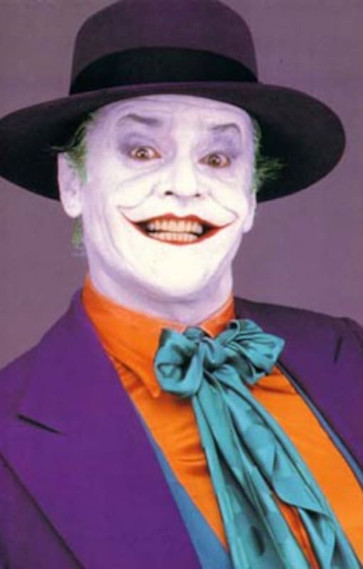 Jack Nicholson, en el primer Batman de Tim Burton (1989).