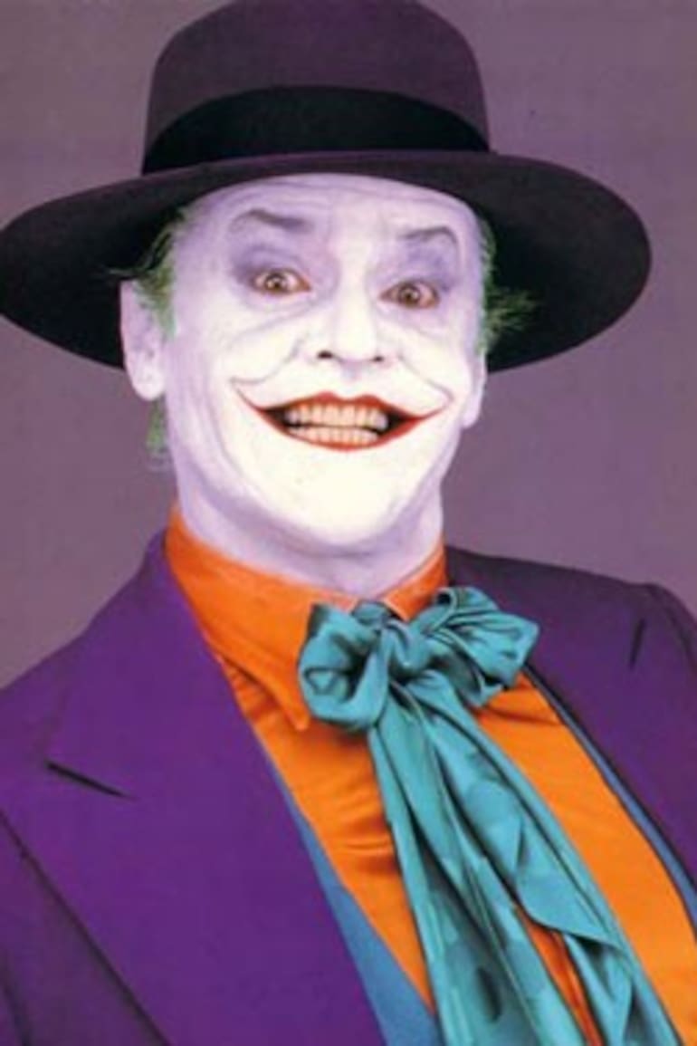Jack Nicholson, en el primer Batman de Tim Burton (1989).
