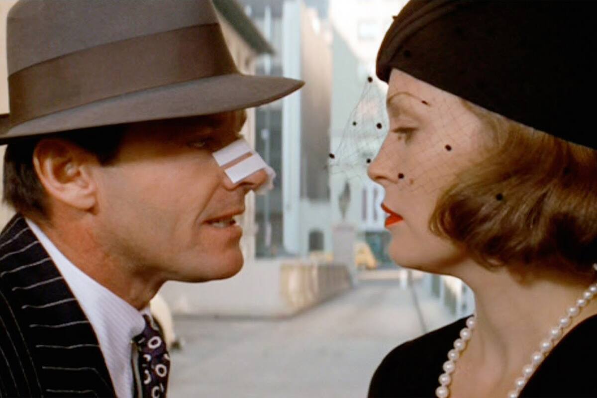 Jack Nicholson y Faye Dunaway