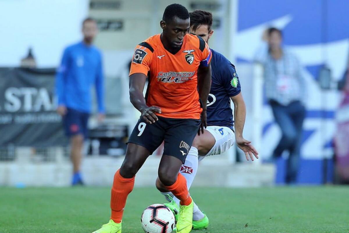 Jackson Martínez, con la camiseta de Portimonense Sporting Clube
