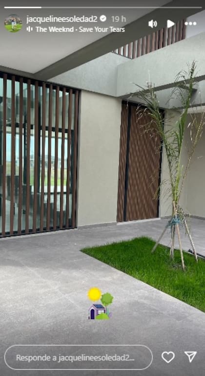 Jacqueline mostró la casa que le regaló Gonazalo