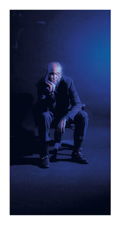 Jacques Bedel reflejado en "Alter Ego" (1969-2005), una de sus obras exhibidas por Al Sur en Barrakesh
