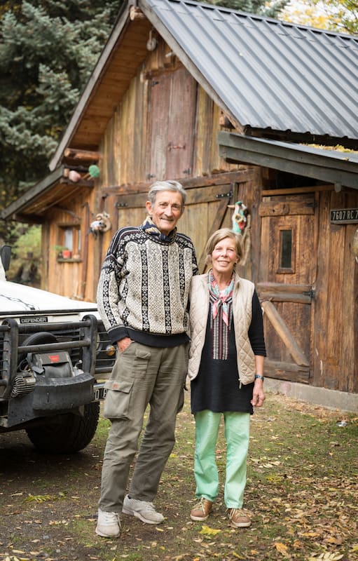 Jacques Dupont y Sophie Courtois, responsables de el Refugio del Lago.